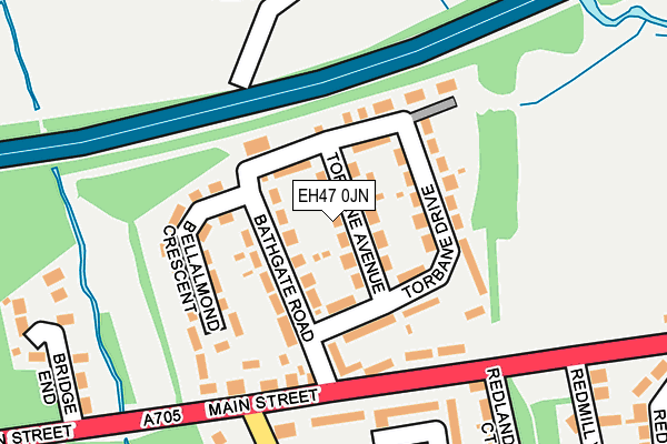 EH47 0JN map - OS OpenMap – Local (Ordnance Survey) EH47 0JN map - OS OpenMap – Local (Ordnance Survey)