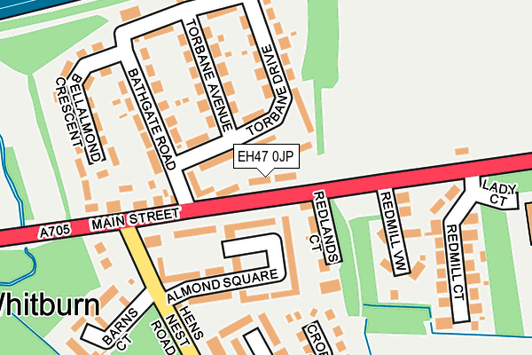 EH47 0JP map - OS OpenMap – Local (Ordnance Survey) EH47 0JP map - OS OpenMap – Local (Ordnance Survey)