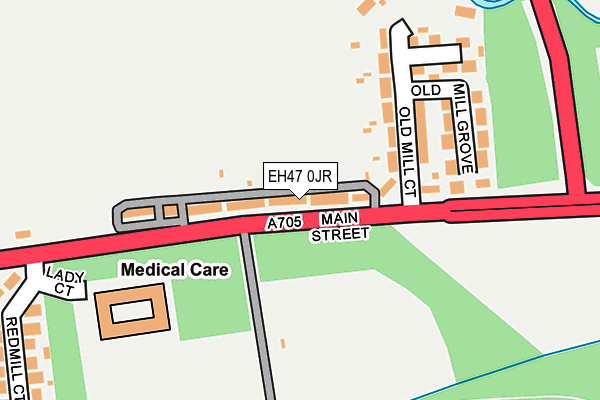 EH47 0JR map - OS OpenMap – Local (Ordnance Survey) EH47 0JR map - OS OpenMap – Local (Ordnance Survey)