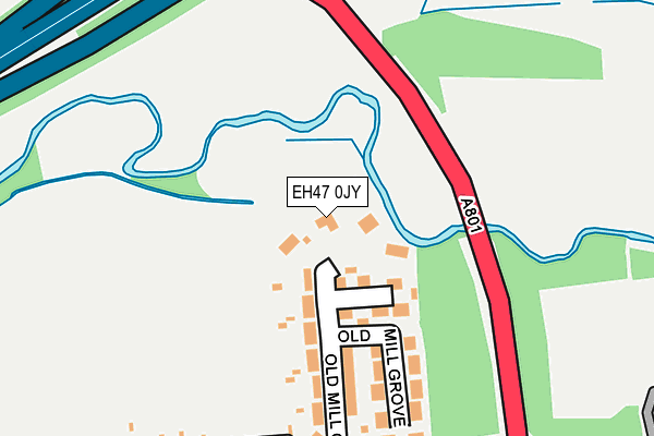 EH47 0JY map - OS OpenMap – Local (Ordnance Survey) EH47 0JY map - OS OpenMap – Local (Ordnance Survey)
