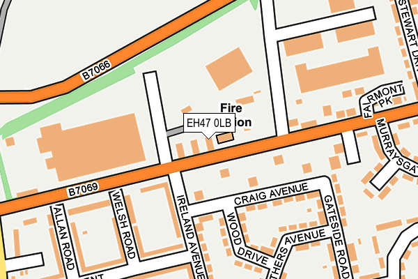 EH47 0LB map - OS OpenMap – Local (Ordnance Survey) EH47 0LB map - OS OpenMap – Local (Ordnance Survey)