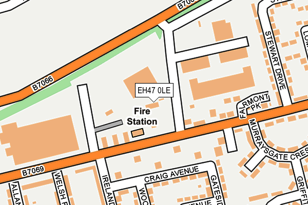 EH47 0LE map - OS OpenMap – Local (Ordnance Survey) EH47 0LE map - OS OpenMap – Local (Ordnance Survey)