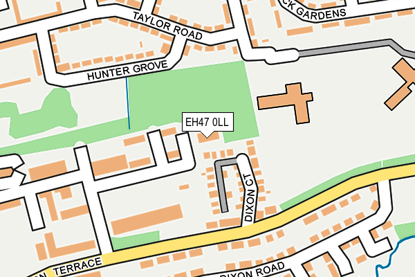 EH47 0LL map - OS OpenMap – Local (Ordnance Survey) EH47 0LL map - OS OpenMap – Local (Ordnance Survey)