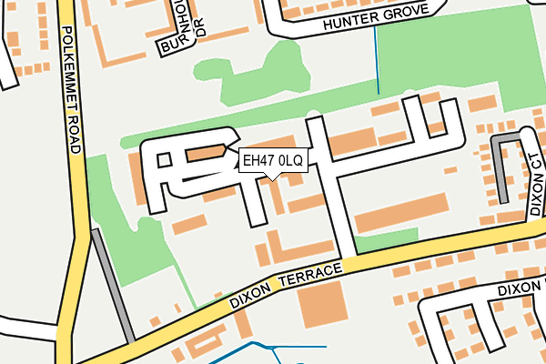 EH47 0LQ map - OS OpenMap – Local (Ordnance Survey) EH47 0LQ map - OS OpenMap – Local (Ordnance Survey)