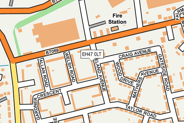 EH47 0LT map - OS OpenMap – Local (Ordnance Survey) EH47 0LT map - OS OpenMap – Local (Ordnance Survey)
