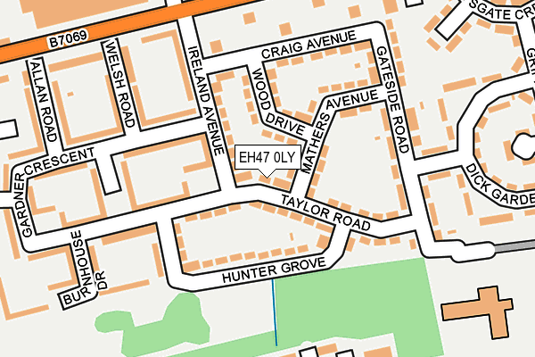 EH47 0LY map - OS OpenMap – Local (Ordnance Survey) EH47 0LY map - OS OpenMap – Local (Ordnance Survey)