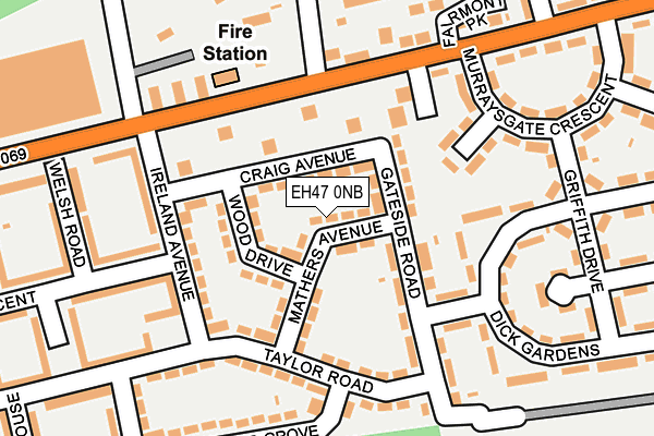 EH47 0NB map - OS OpenMap – Local (Ordnance Survey) EH47 0NB map - OS OpenMap – Local (Ordnance Survey)