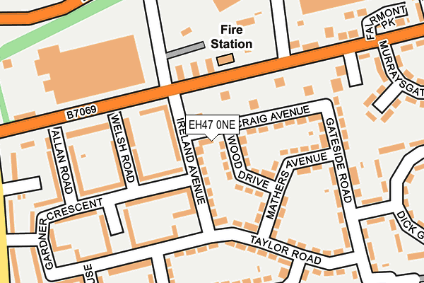 EH47 0NE map - OS OpenMap – Local (Ordnance Survey) EH47 0NE map - OS OpenMap – Local (Ordnance Survey)