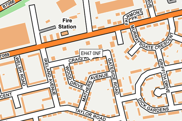 EH47 0NF map - OS OpenMap – Local (Ordnance Survey) EH47 0NF map - OS OpenMap – Local (Ordnance Survey)