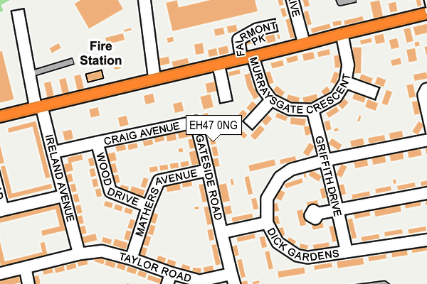 EH47 0NG map - OS OpenMap – Local (Ordnance Survey) EH47 0NG map - OS OpenMap – Local (Ordnance Survey)