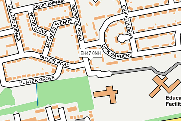 EH47 0NH map - OS OpenMap – Local (Ordnance Survey) EH47 0NH map - OS OpenMap – Local (Ordnance Survey)