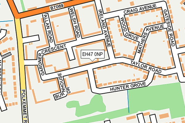 EH47 0NP map - OS OpenMap – Local (Ordnance Survey) EH47 0NP map - OS OpenMap – Local (Ordnance Survey)