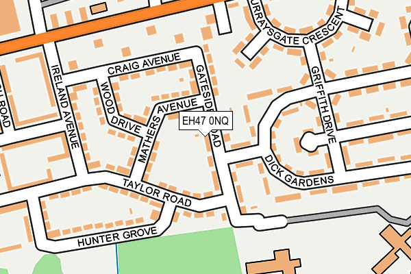 EH47 0NQ map - OS OpenMap – Local (Ordnance Survey) EH47 0NQ map - OS OpenMap – Local (Ordnance Survey)