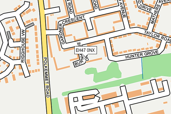 EH47 0NX map - OS OpenMap – Local (Ordnance Survey) EH47 0NX map - OS OpenMap – Local (Ordnance Survey)