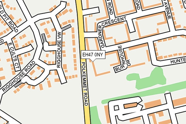 EH47 0NY map - OS OpenMap – Local (Ordnance Survey) EH47 0NY map - OS OpenMap – Local (Ordnance Survey)