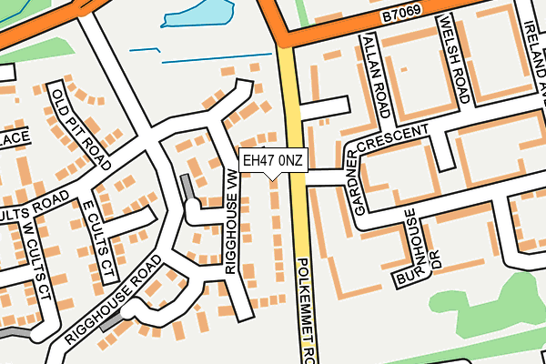 EH47 0NZ map - OS OpenMap – Local (Ordnance Survey) EH47 0NZ map - OS OpenMap – Local (Ordnance Survey)