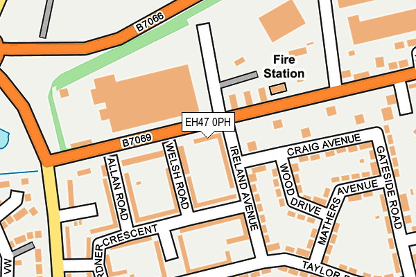 EH47 0PH map - OS OpenMap – Local (Ordnance Survey) EH47 0PH map - OS OpenMap – Local (Ordnance Survey)