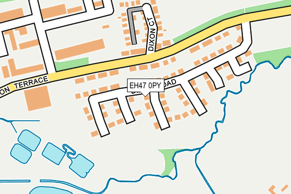 EH47 0PY map - OS OpenMap – Local (Ordnance Survey) EH47 0PY map - OS OpenMap – Local (Ordnance Survey)