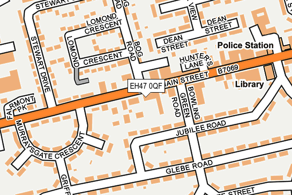 EH47 0QF map - OS OpenMap – Local (Ordnance Survey) EH47 0QF map - OS OpenMap – Local (Ordnance Survey)
