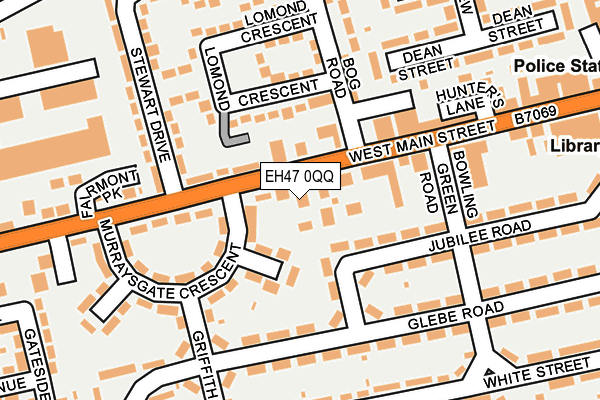 EH47 0QQ map - OS OpenMap – Local (Ordnance Survey) EH47 0QQ map - OS OpenMap – Local (Ordnance Survey)