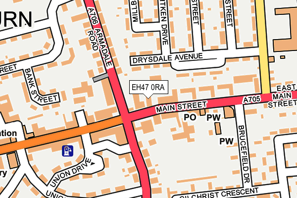 EH47 0RA map - OS OpenMap – Local (Ordnance Survey) EH47 0RA map - OS OpenMap – Local (Ordnance Survey)
