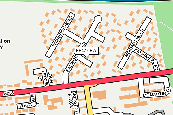 EH47 0RW map - OS OpenMap – Local (Ordnance Survey) EH47 0RW map - OS OpenMap – Local (Ordnance Survey)