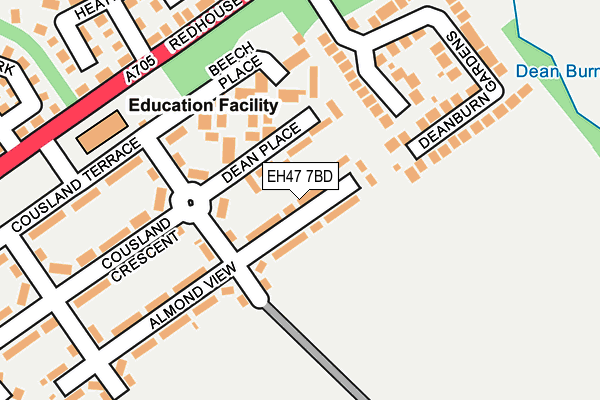 EH47 7BD map - OS OpenMap – Local (Ordnance Survey) EH47 7BD map - OS OpenMap – Local (Ordnance Survey)