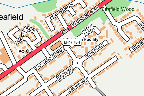 EH47 7BH map - OS OpenMap – Local (Ordnance Survey) EH47 7BH map - OS OpenMap – Local (Ordnance Survey)