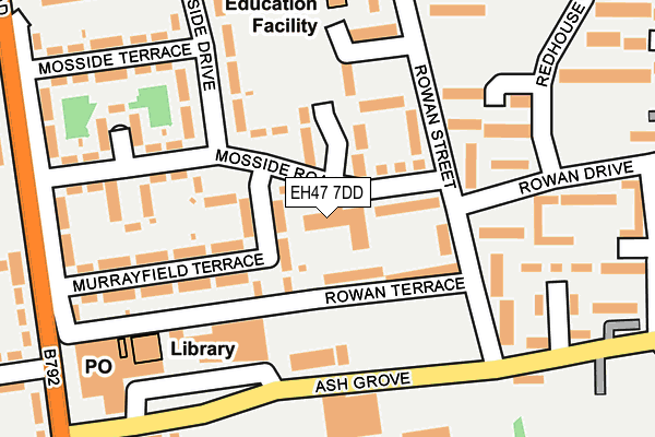 EH47 7DD map - OS OpenMap – Local (Ordnance Survey) EH47 7DD map - OS OpenMap – Local (Ordnance Survey)