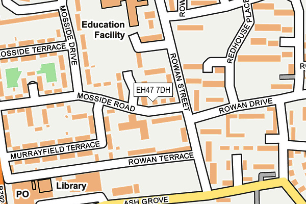 EH47 7DH map - OS OpenMap – Local (Ordnance Survey) EH47 7DH map - OS OpenMap – Local (Ordnance Survey)
