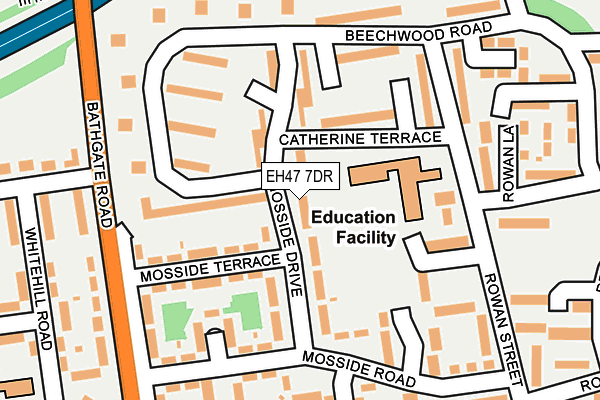 EH47 7DR map - OS OpenMap – Local (Ordnance Survey) EH47 7DR map - OS OpenMap – Local (Ordnance Survey)