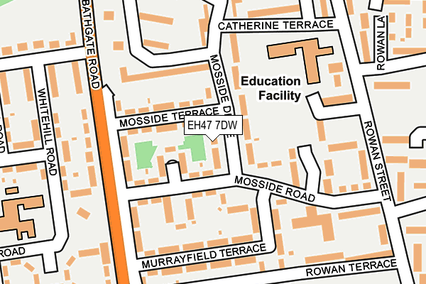EH47 7DW map - OS OpenMap – Local (Ordnance Survey) EH47 7DW map - OS OpenMap – Local (Ordnance Survey)