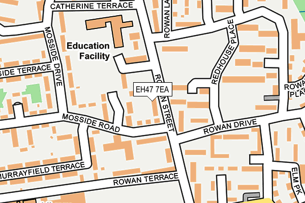 EH47 7EA map - OS OpenMap – Local (Ordnance Survey) EH47 7EA map - OS OpenMap – Local (Ordnance Survey)