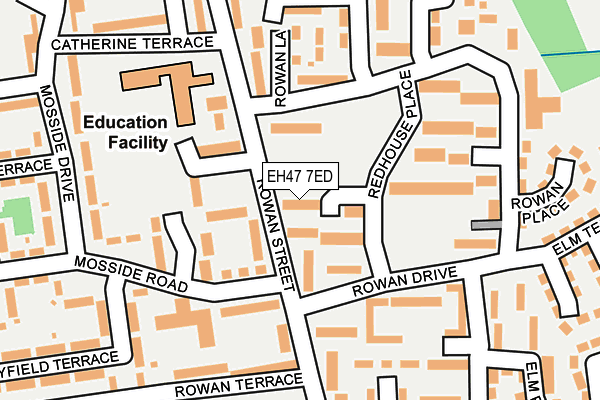 EH47 7ED map - OS OpenMap – Local (Ordnance Survey) EH47 7ED map - OS OpenMap – Local (Ordnance Survey)