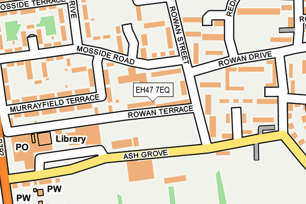 EH47 7EQ map - OS OpenMap – Local (Ordnance Survey) EH47 7EQ map - OS OpenMap – Local (Ordnance Survey)