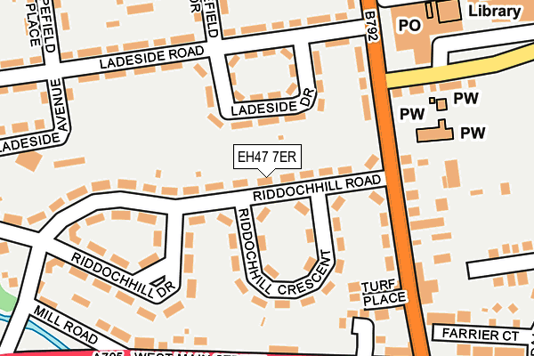 EH47 7ER map - OS OpenMap – Local (Ordnance Survey) EH47 7ER map - OS OpenMap – Local (Ordnance Survey)