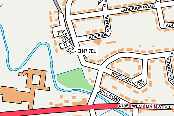 EH47 7EU map - OS OpenMap – Local (Ordnance Survey) EH47 7EU map - OS OpenMap – Local (Ordnance Survey)