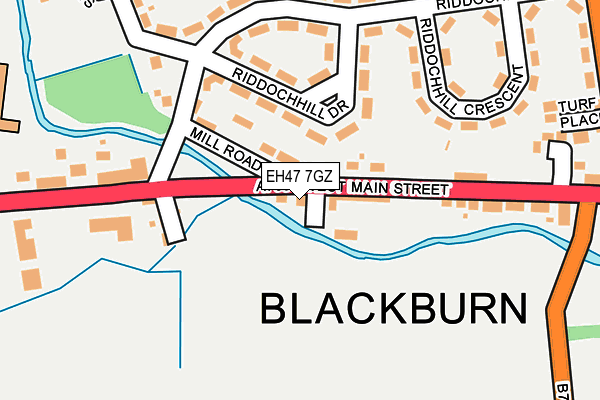 EH47 7GZ map - OS OpenMap – Local (Ordnance Survey) EH47 7GZ map - OS OpenMap – Local (Ordnance Survey)