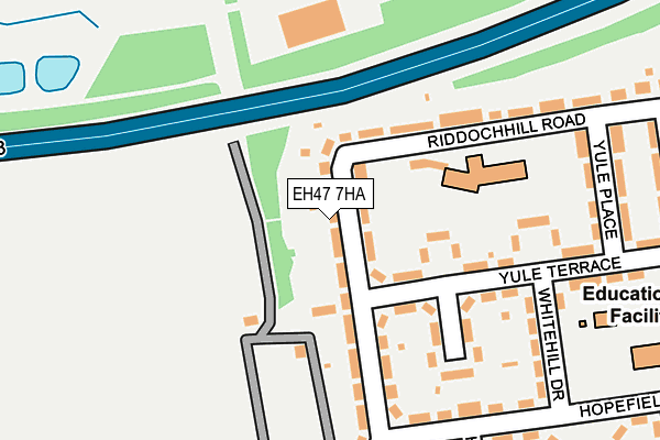 EH47 7HA map - OS OpenMap – Local (Ordnance Survey) EH47 7HA map - OS OpenMap – Local (Ordnance Survey)