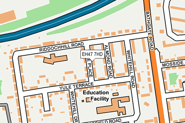 EH47 7HD map - OS OpenMap – Local (Ordnance Survey) EH47 7HD map - OS OpenMap – Local (Ordnance Survey)