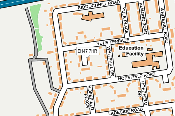 EH47 7HR map - OS OpenMap – Local (Ordnance Survey) EH47 7HR map - OS OpenMap – Local (Ordnance Survey)