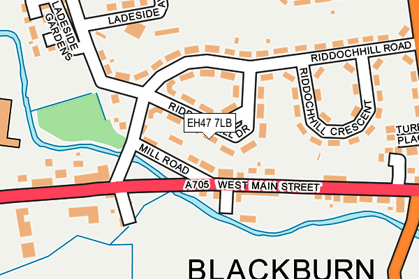 EH47 7LB map - OS OpenMap – Local (Ordnance Survey) EH47 7LB map - OS OpenMap – Local (Ordnance Survey)
