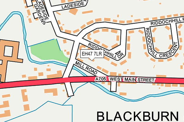 EH47 7LR map - OS OpenMap – Local (Ordnance Survey) EH47 7LR map - OS OpenMap – Local (Ordnance Survey)