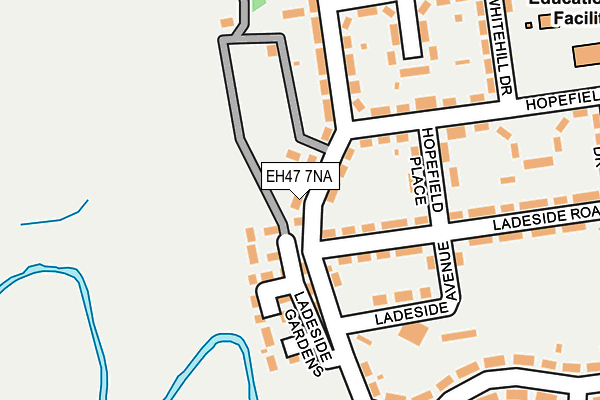 EH47 7NA map - OS OpenMap – Local (Ordnance Survey) EH47 7NA map - OS OpenMap – Local (Ordnance Survey)