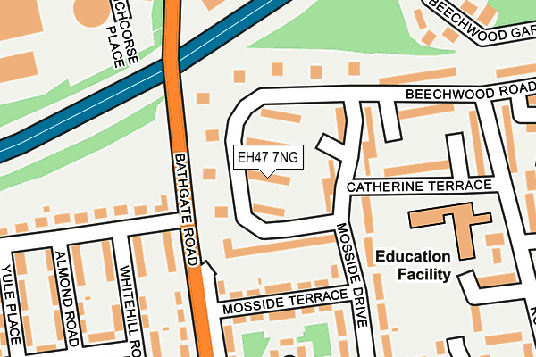 EH47 7NG map - OS OpenMap – Local (Ordnance Survey) EH47 7NG map - OS OpenMap – Local (Ordnance Survey)