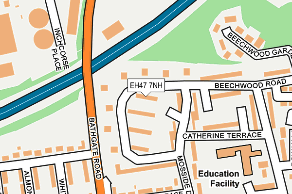 EH47 7NH map - OS OpenMap – Local (Ordnance Survey) EH47 7NH map - OS OpenMap – Local (Ordnance Survey)