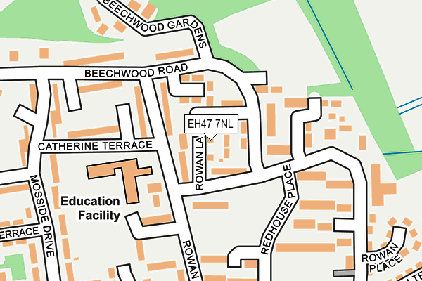 EH47 7NL map - OS OpenMap – Local (Ordnance Survey) EH47 7NL map - OS OpenMap – Local (Ordnance Survey)