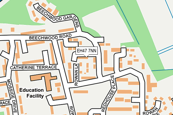 EH47 7NN map - OS OpenMap – Local (Ordnance Survey) EH47 7NN map - OS OpenMap – Local (Ordnance Survey)