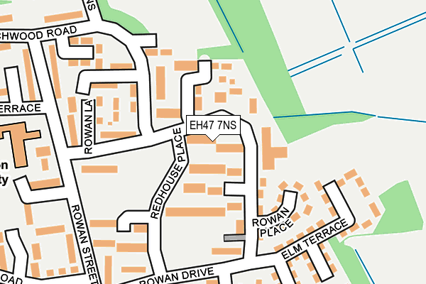 EH47 7NS map - OS OpenMap – Local (Ordnance Survey) EH47 7NS map - OS OpenMap – Local (Ordnance Survey)