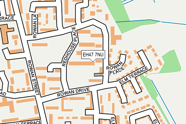 EH47 7NU map - OS OpenMap – Local (Ordnance Survey) EH47 7NU map - OS OpenMap – Local (Ordnance Survey)